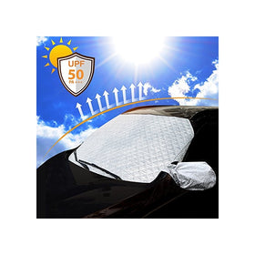 Thicker Car Windshield Snow Cover & Sun Shade Protector - Frost Guard Ice Dust Exterior Cover Fits for Car ,SUV,Van
