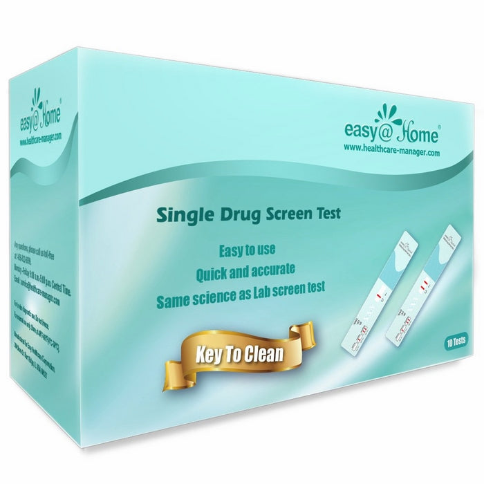 EasyHome Marijuana (Thc) Single Panel Drug Tests, Individually Wrapped Screen Test Kit