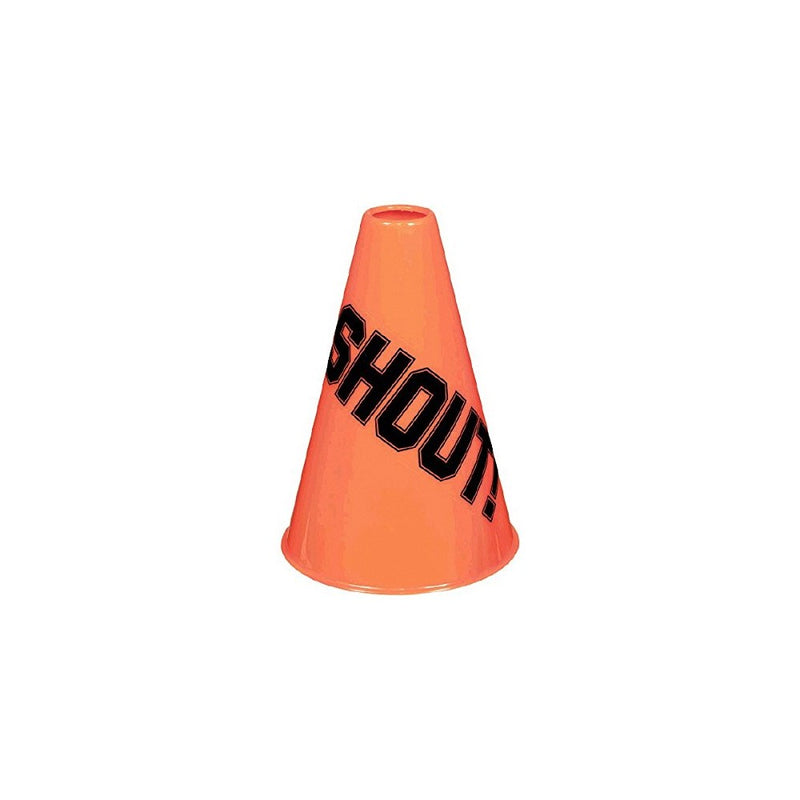 Plastic Megaphones Sports Party Noisemakers Favours, Orange, 8" x 6"