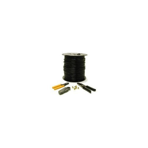 C2G/Cables to Go 29833 RG6 Dual Shield Coaxial Cable Installation Kit (500 Feet, 152.4 Meters)