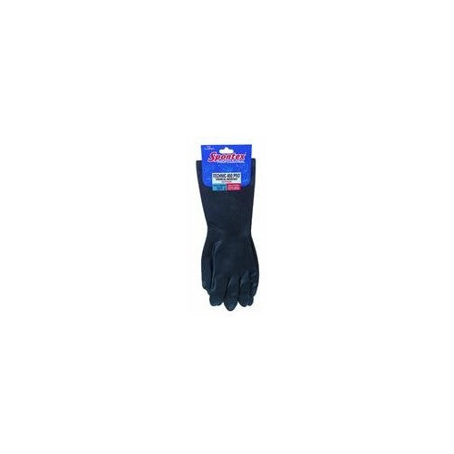 Spontex Technic Gloves 450 Heavy Neoprene , Cotton Flock Lining Large Carded