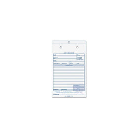 REDIFORM Job Work Order Book, 5 1/2 x 9 1/8, Two Part, 50/Book