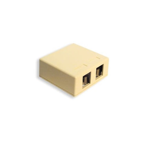 IC107SB2IV - SURFACE BOX 2PT Ivory