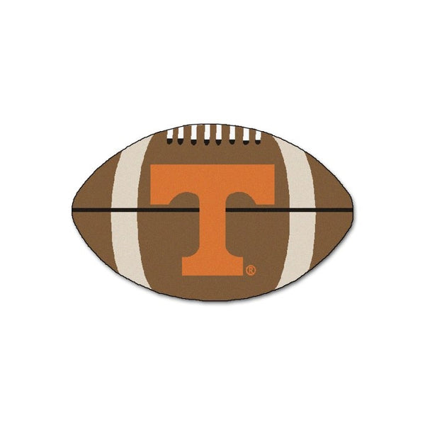 FANMATS NCAA University of Tennessee Volunteers Nylon Face Football Rug