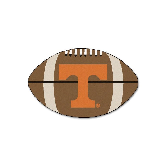 FANMATS NCAA University of Tennessee Volunteers Nylon Face Football Rug