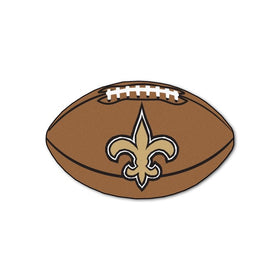FANMATS NFL New Orleans Saints Nylon Face Football Rug