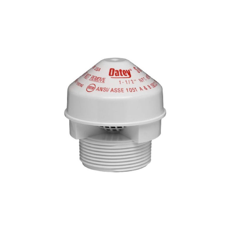 Oatey 39016 Sure-Vent Air Admittance Valve with 1-1/2-Inch by 2-Inch PVC Adapter, 2-Inch