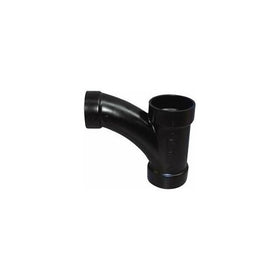 GENOVA PRODUCTS Genova 82521 Dwv Pipe Reducing Tee-Wye, 2 X 2 X 1-1/2 in, Hub, Sch 40, Abs 2" x 2" x