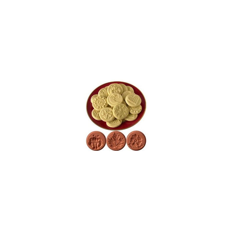 JBK Pottery Cookie Stamp Set - Nature