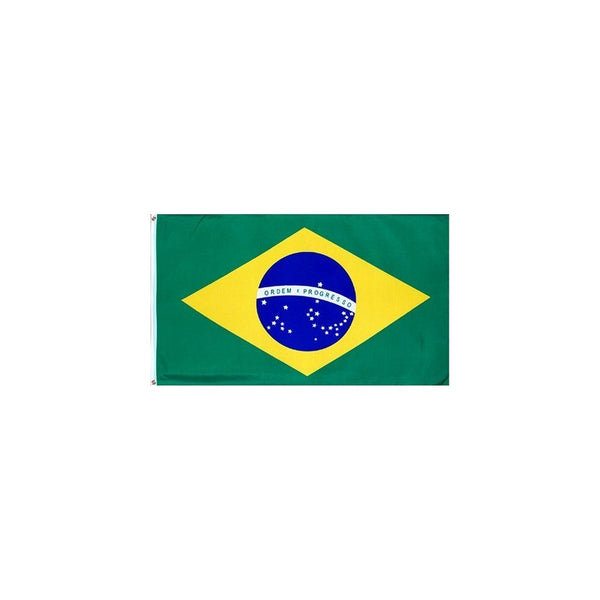 Brazil National Country Flag: 3x5ft poly