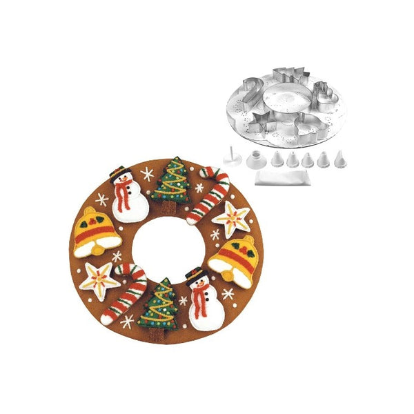 Fox Run Cookie Wreath Bake Set