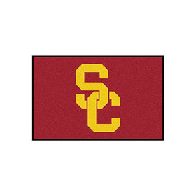 FANMATS NCAA Univ of Southern California Trojans Nylon Face Starter Rug