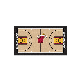 FANMATS NBA Miami Heat Nylon Face NBA Court Runner-Small