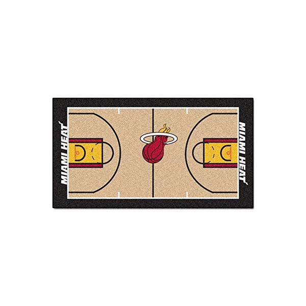 FANMATS NBA Miami Heat Nylon Face NBA Court Runner-Small