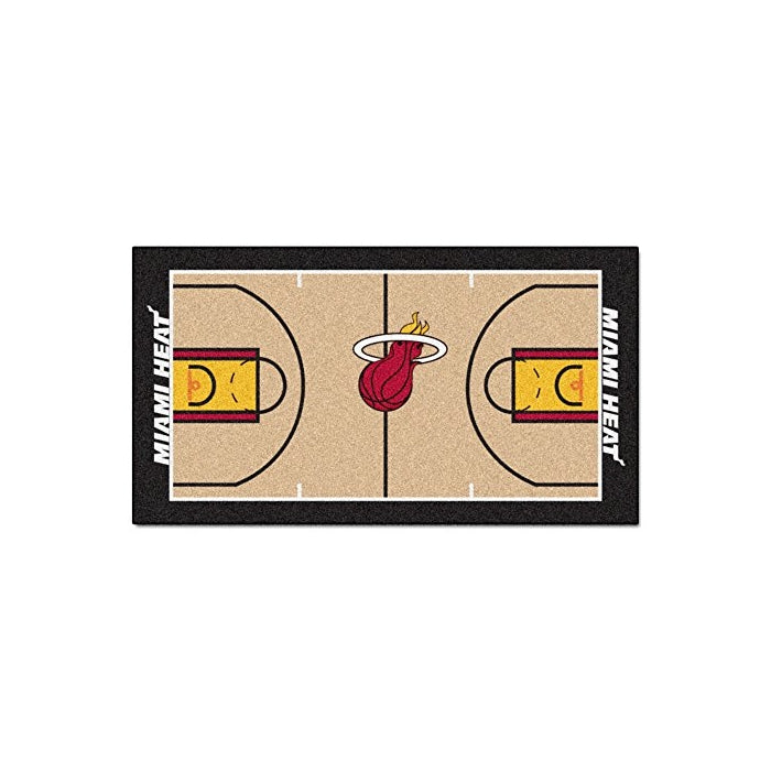 FANMATS NBA Miami Heat Nylon Face NBA Court Runner-Small