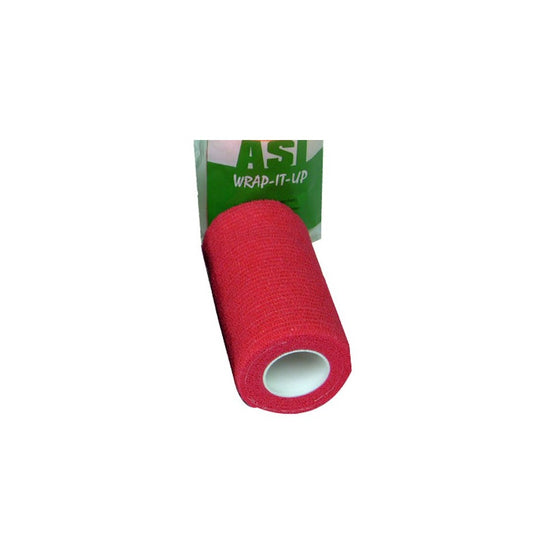Animal Supplies International Wrap-It-Up Flexible Bandage, 4" x 5 yd, Red
