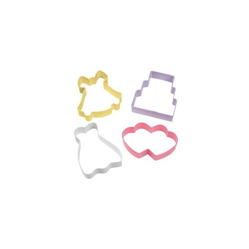 Wilton 4 Piece Wedding Cookie Cutter Set