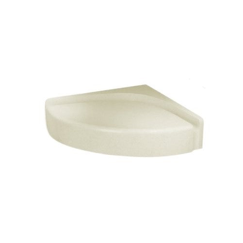 Swanstone CS-1616-037 Corner Shower Seat, Bone Finish