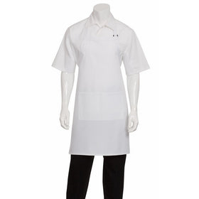 Chef Works Mens Butcher Apron, White, 34-Inch Length by 24-Inch Width