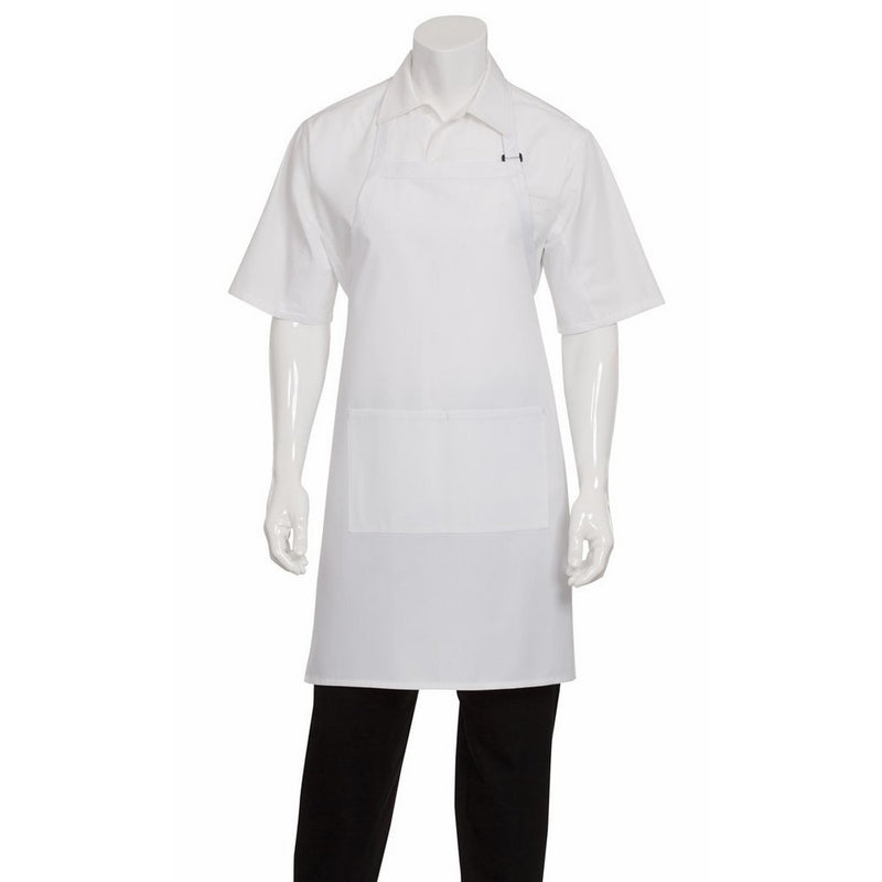 Chef Works Mens Butcher Apron, White, 34-Inch Length by 24-Inch Width