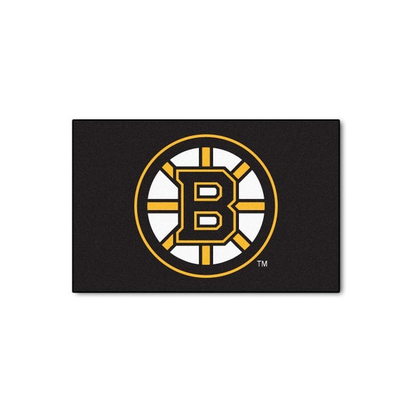FANMATS NHL Boston Bruins Nylon Face Starter Rug
