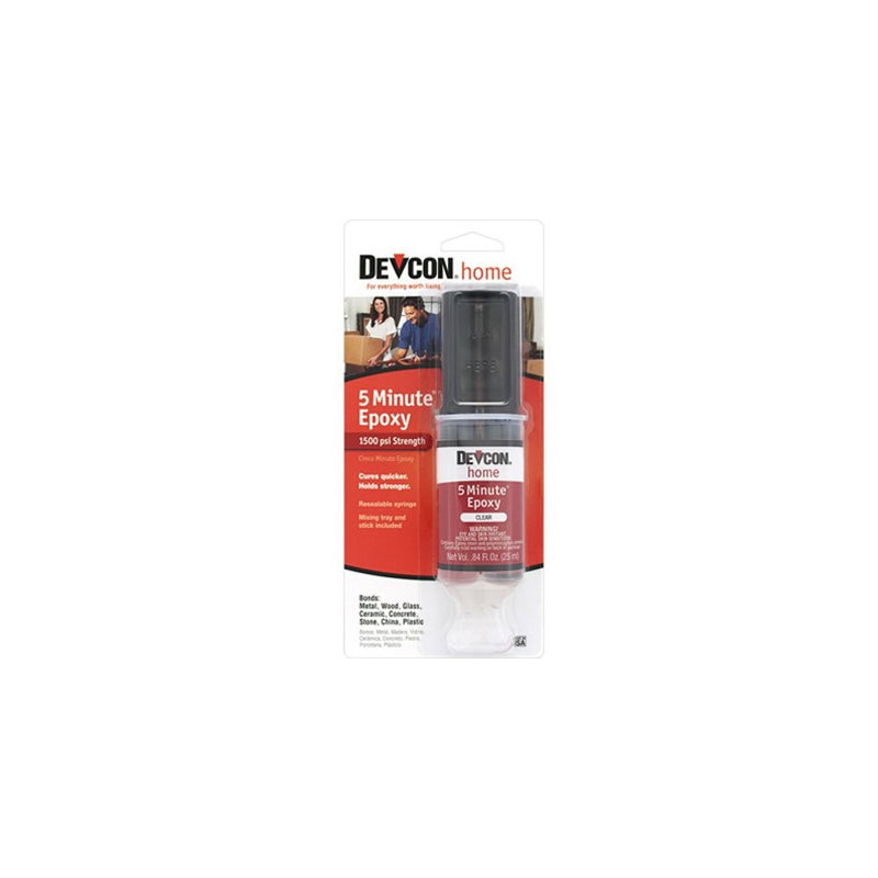 Devcon 20845 High Strength 5-Minute Epoxy, 0.84 oz.