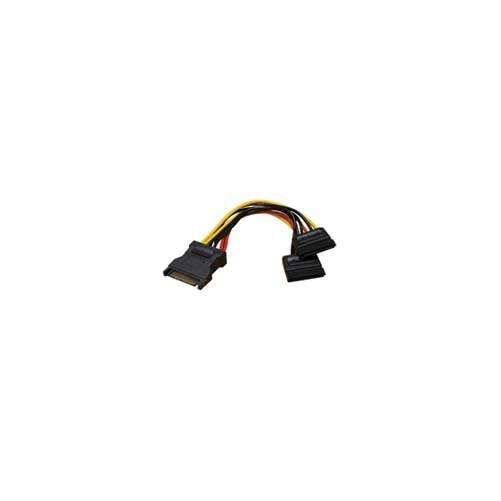 6-inch SATA Power Y Splitter, 1 male to 2 female.