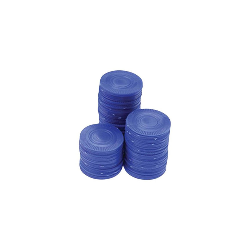 Poker Chips Card Game (100 Bags), Blue