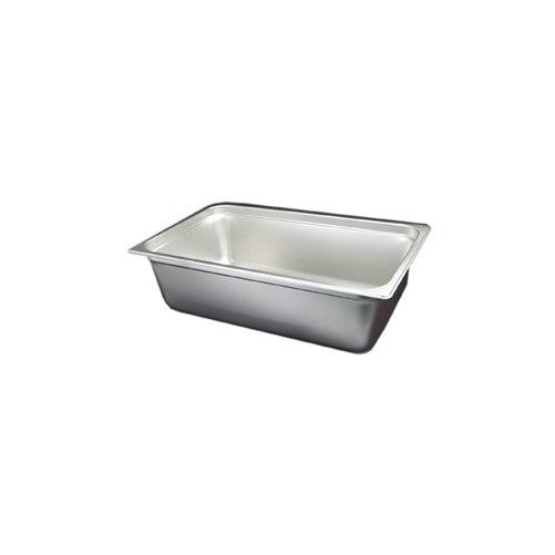 New Buffet Full-Size Steam Table Pan, Food Pan, 6-Inch Deep, Anti-Jam Edges, 23 Gauge Thickness, NSF Listed