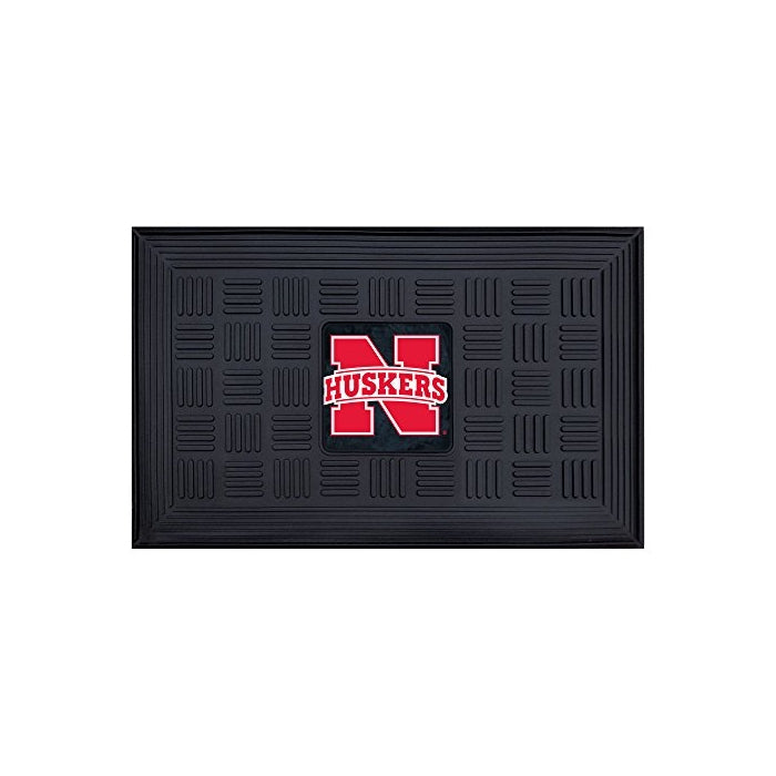 FANMATS NCAA University of Nebraska Cornhuskers Vinyl Door Mat