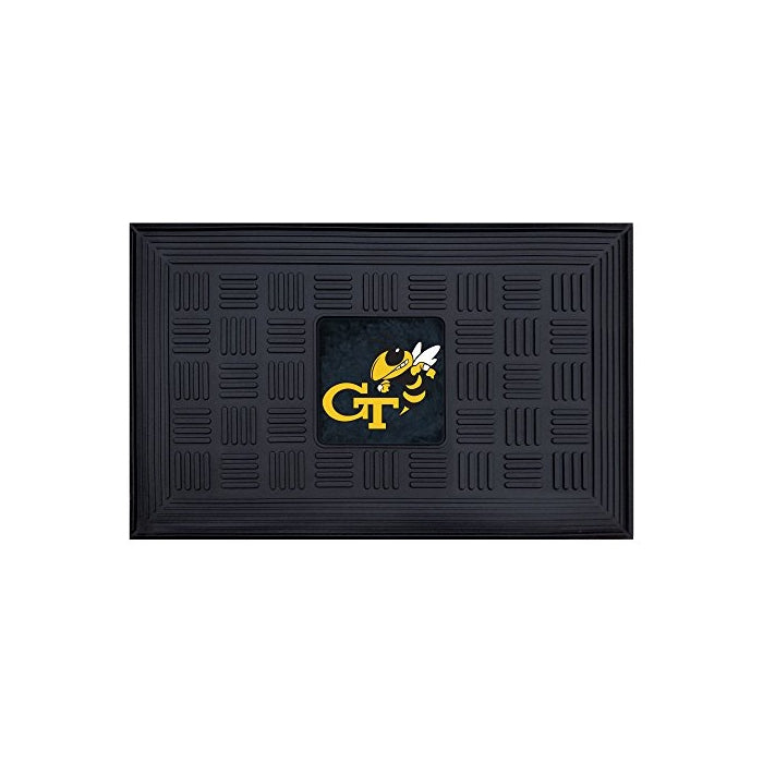 FANMATS NCAA Georgia Tech Yellow Jackets Vinyl Door Mat