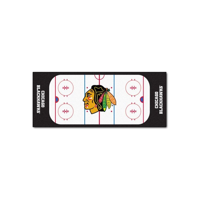 FANMATS NHL Chicago Blackhawks Nylon Face Football Field Runner