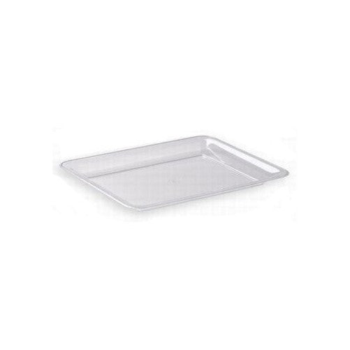 Clear Plastic Serving Platter 18" x 11"