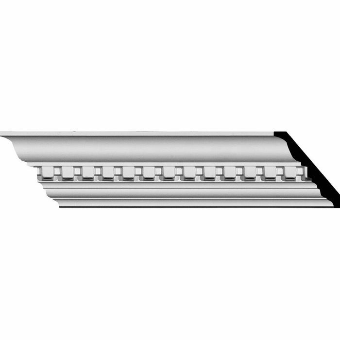 2 3/4"H x 2 3/4"P x 3 7/8"F x 94 1/2"L Dentil Crown Moulding