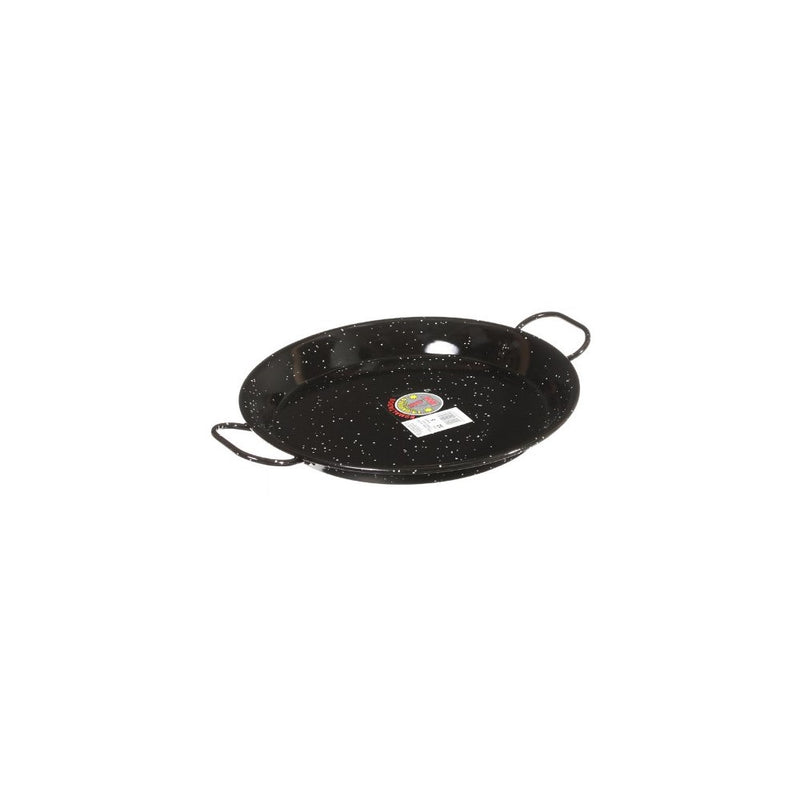 Garcima 12-Inch Enameled Steel Paella Pan, 30cm