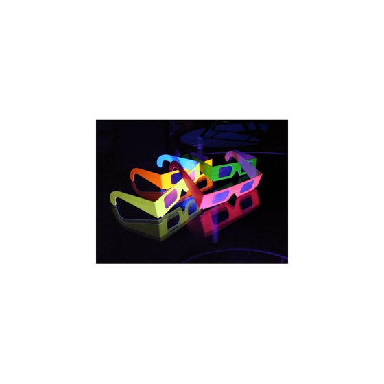 8 Pairs Prism Diffraction Fireworks Glasses - For Laser Shows, Raves by 3Dstereo Glasses