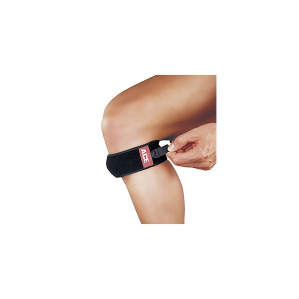 ACE Knee Strap, One Size Adjustable, America's Most Trusted Brand of Braces and Supports, Money Back Satisfaction Guarantee