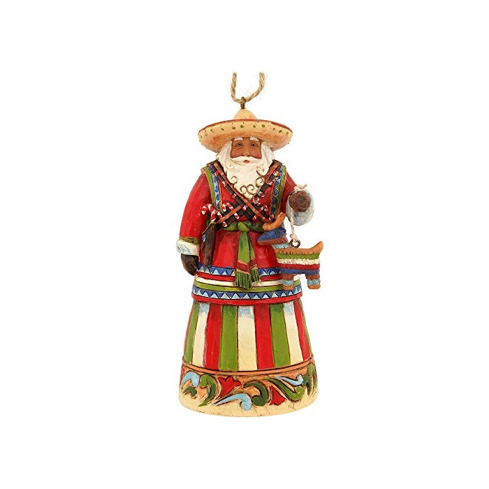 Enesco Jim Shore Heartwood Creek Mexican Santa Ornament, 4-1/2-Inch