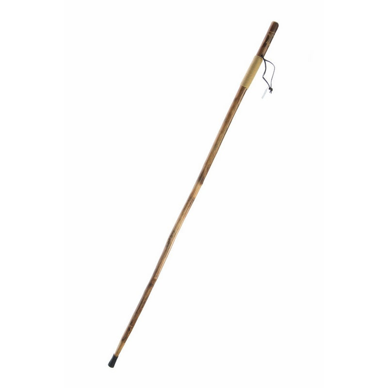 SE WS626-55RE Rope Wrapped Wooden Walking/Hiking Stick with Hand-Carved Eagle Design, 55"