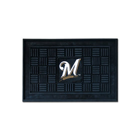 FANMATS MLB Milwaukee Brewers Vinyl Door Mat
