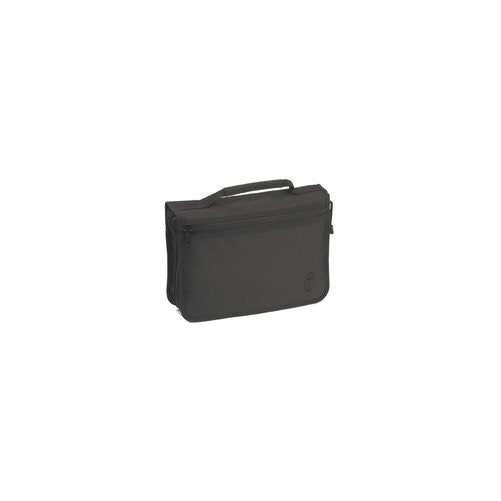 WordkeeperEconomy Canvas Bible Cover, Black, Extra Large