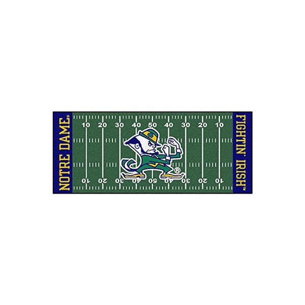 FANMATS NCAA Notre Dame Fighting Irish Nylon Face Football Field Runner