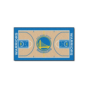 FANMATS NBA Golden State Warriors Nylon Face NBA Court Runner-Large