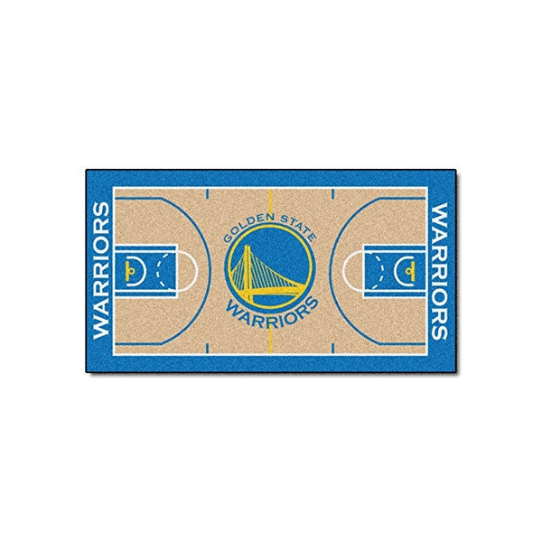 FANMATS NBA Golden State Warriors Nylon Face NBA Court Runner-Large