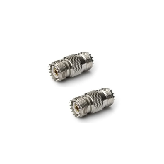 2PCS RF connector adapter PL259 - PL259 / female-female