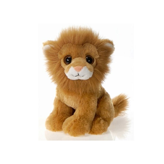 9" Sitting Lion with Big Eyes Plush Stuffed Animal Toy by Fiesta Toys