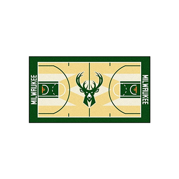 FANMATS NBA Milwaukee Bucks Nylon Face NBA Court Runner-Large