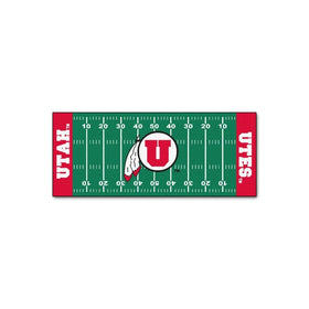 FANMATS NCAA University of Utah Utes Nylon Face Football Field Runner