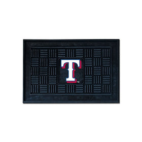Fanmats 11319 MLB Texas Rangers Vinyl Medallion Door Mat