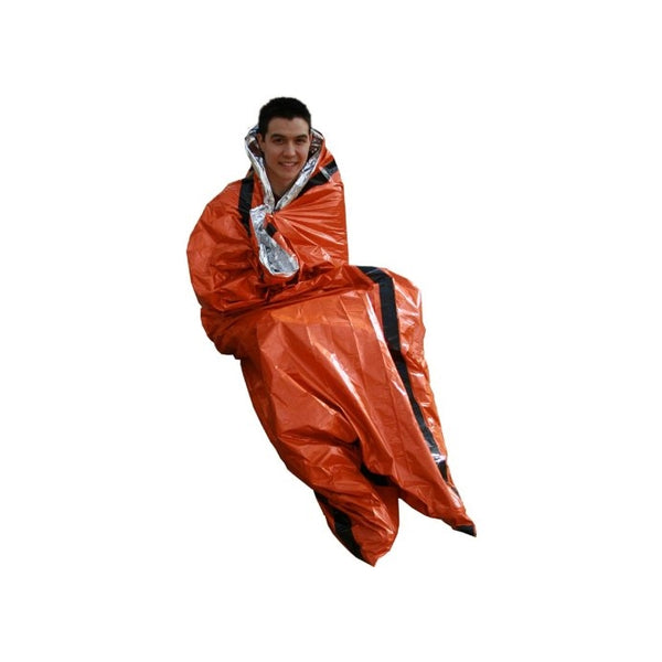 ThermaSave Emergency Reflective Sleeping Bag, Multi-Layer Bivy Sack, Emergency Zone Brand